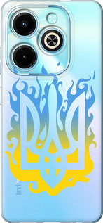 Чохол для Infinix Hot 40i Герб v1 (Жовтий)