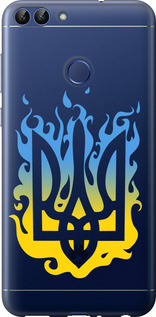 Чохол для Huawei P Smart Герб v1 (Жовтий)