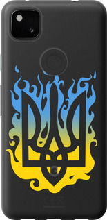 Чехол для Google Pixel 4A Герб v1 (Желтый)
