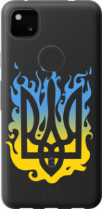 Чехол для Google Pixel 4A Герб v1 (Желтый)