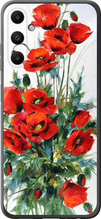 Чехол для Samsung Galaxy A05s Маки (Белый)