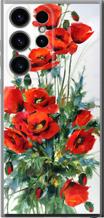 Чехол для Samsung Galaxy S24 Ultra Маки (Білий)