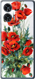 Чохол для Motorola Edge 50 Fusion Маки (Білий)