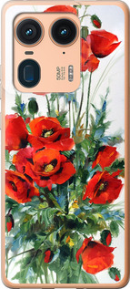 Чехол для Motorola Edge 50 Ultra Маки (Белый)