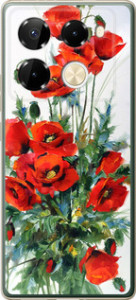 Чохол для Infinix Note 40 Pro 4G Маки (Білий)