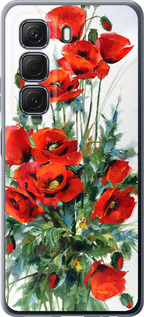 Чохол для Infinix Hot 50 4G Маки (Білий)
