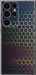 Чехол для Samsung Galaxy S24 Ultra Переливающиеся соты (Черный)