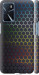 Чехол для Oppo A54s Переливаючі соти (Чорний)