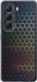 Чехол для Infinix Hot 50 4G Переливаючи соти (Чорний)