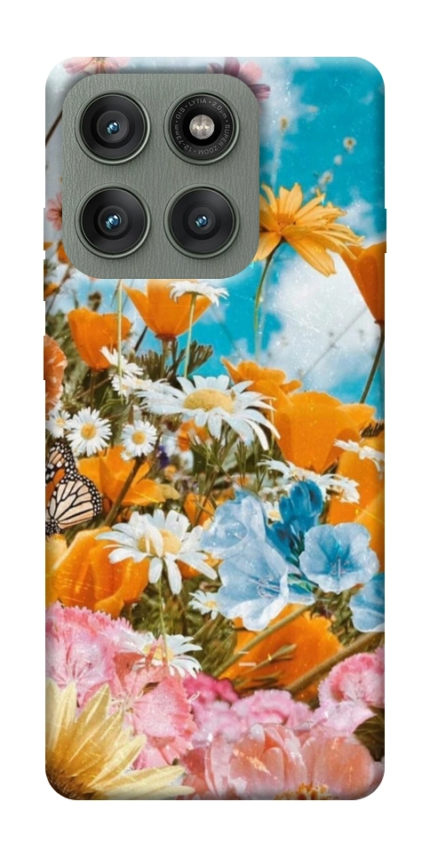 Чохол Літні квіти для Motorola Edge 60 Pro