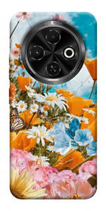 Чехол Летние цветы для TECNO Spark 30C (KL5n)