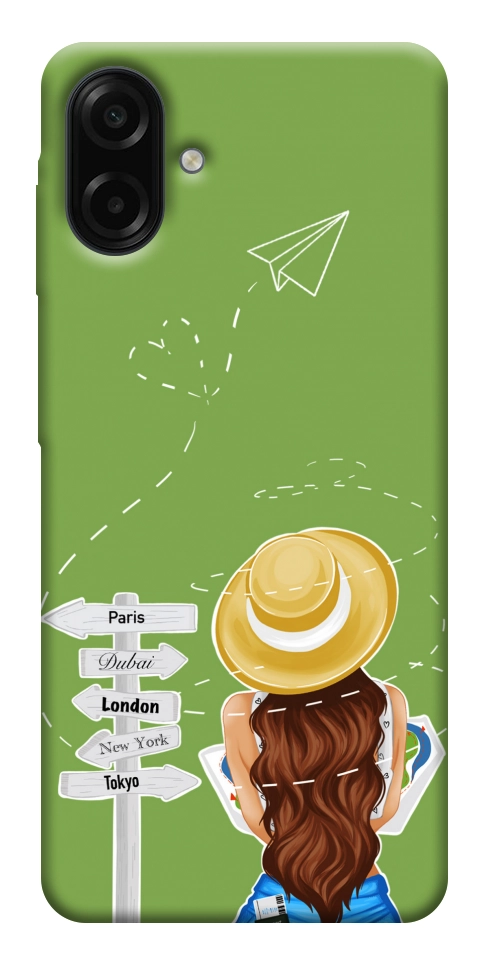 Чехол Travel girl для Galaxy A07