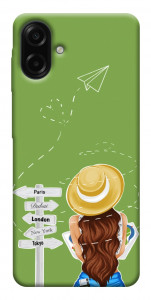 Чехол Travel girl для Galaxy A07
