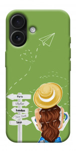 Чохол Travel girl для iPhone 17