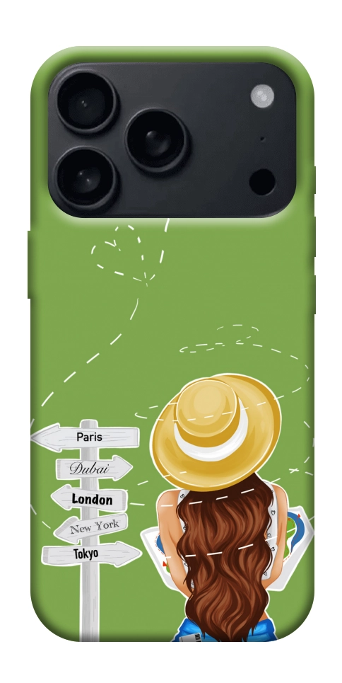 Чохол Travel girl для iPhone 17 Pro Max