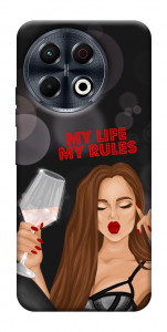 Чохол My life my rules для TECNO Spark 30 Pro (KL7)