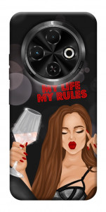 Чехол My life my rules для TECNO Spark 30C (KL5n)