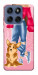 Чохол Girl and corgi для Motorola Edge 60 Fusion