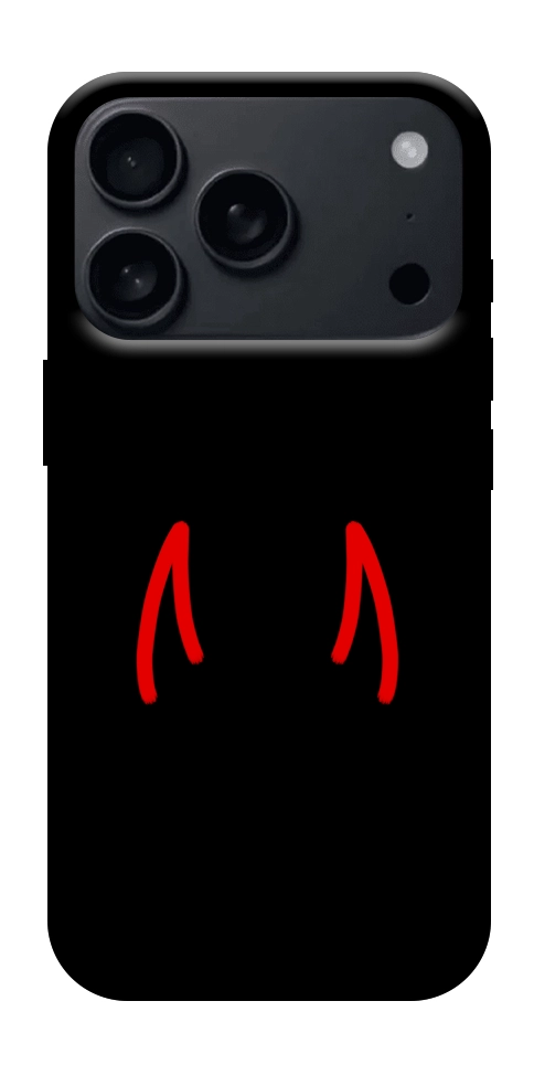 Чехол Red horns для iPhone 17 Pro