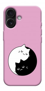 Чохол Коти інь-янь для iPhone 17