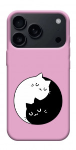 Чехол Коты инь-янь для iPhone 17 Pro Max