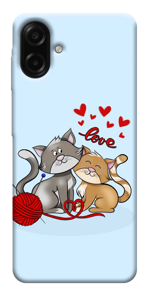 Чехол Два кота Love для Galaxy A07