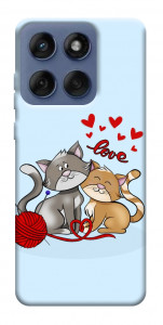 Чохол Два коти Love для Motorola Edge 60 Fusion