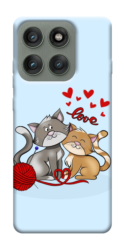 Чохол Два коти Love для Motorola Edge 60 Pro
