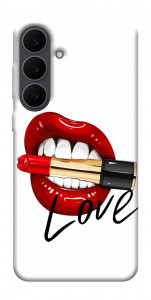 Чехол Красные губы для Galaxy S25 FE
