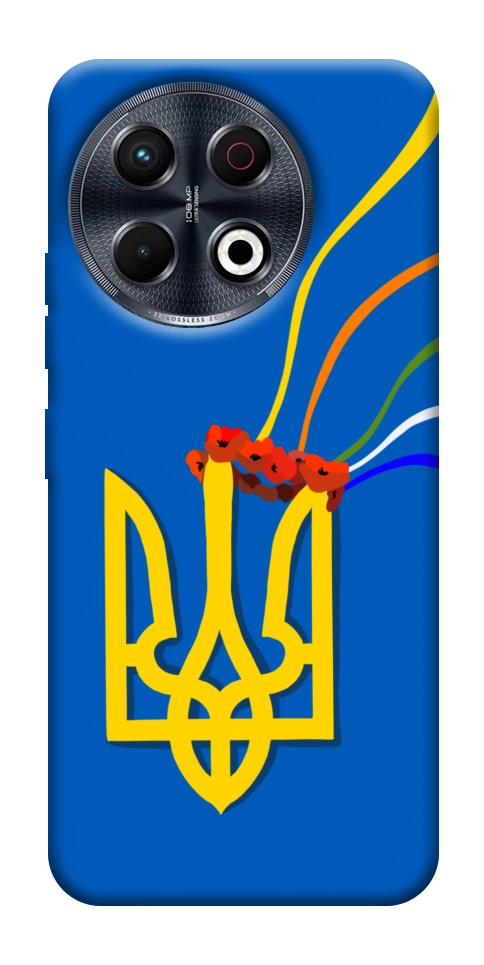 Чохол Квітучий герб для TECNO Spark 30 Pro (KL7)
