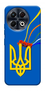 Чохол Квітучий герб для TECNO Spark 30 Pro (KL7)
