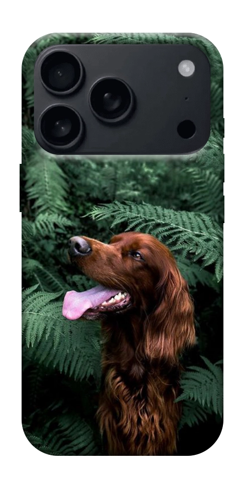 Чехол Собака в зелени для iPhone 17 Pro Max