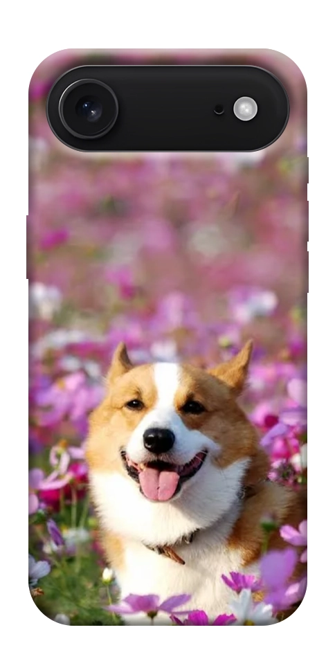 Чехол Корги в цветах для iPhone 17 Air