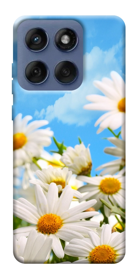 Чехол Ромашковое поле для Motorola Edge 60 Fusion