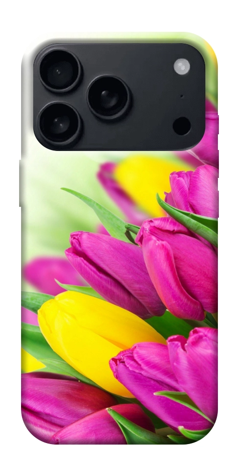 Чехол Красочные тюльпаны для iPhone 17 Pro Max