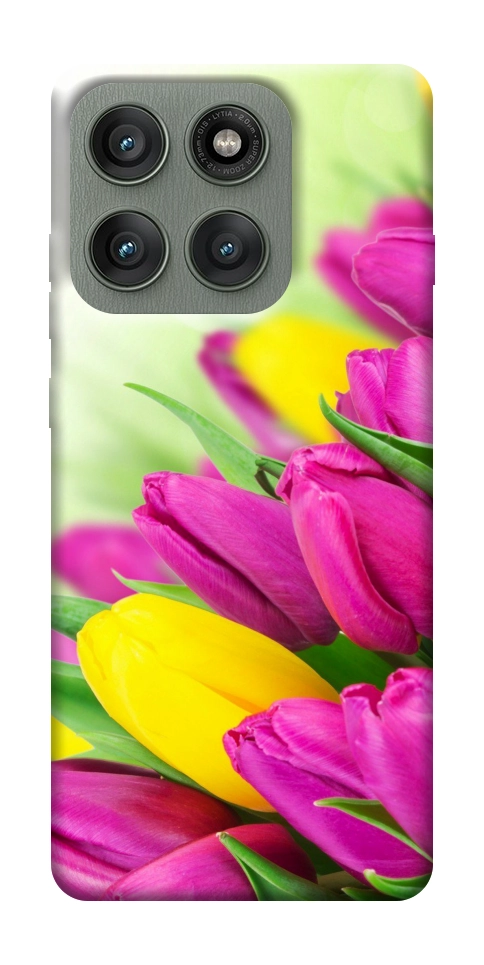 Чохол Барвисті тюльпани для Motorola Edge 60 Pro
