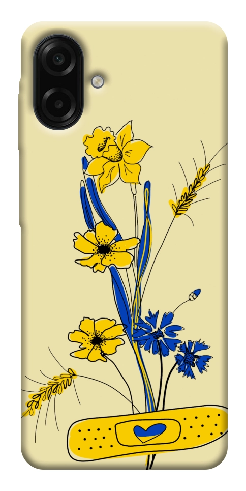 Чехол Українські квіточки для Galaxy A07