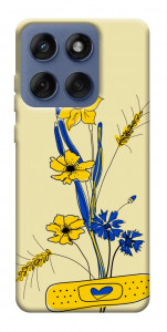 Чохол Українські квіточки для Motorola Edge 60 Fusion