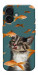 Чохол Cat with fish для iPhone 17