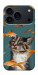 Чехол Cat with fish для iPhone 17 Pro Max