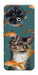 Чохол Cat with fish для TECNO Spark 30 Pro (KL7)