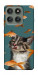Чохол Cat with fish для Motorola Edge 60 Pro
