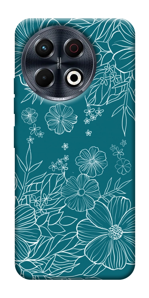 Чохол Botanical illustration для TECNO Spark 30 Pro (KL7)