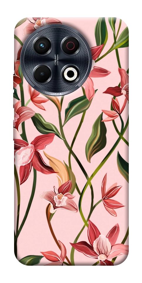 Чохол Floral motifs для TECNO Spark 30 Pro (KL7)
