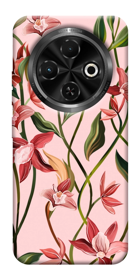 Чехол Floral motifs для TECNO Spark 30C (KL5n)