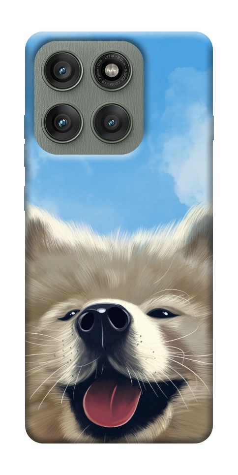 Чохол Samoyed husky для Motorola Edge 60 Pro