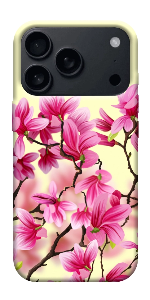 Чохол Квіти сакури для iPhone 17 Pro