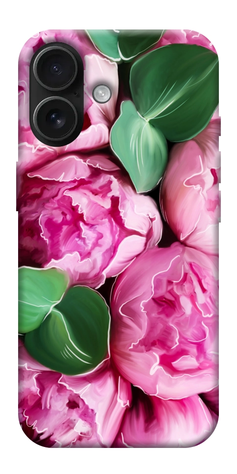 Чохол Пахкі півонії для iPhone 17