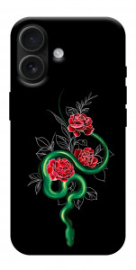 Чохол Snake in flowers для iPhone 17