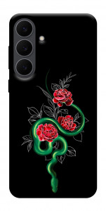 Чехол Snake in flowers для Galaxy S25 FE